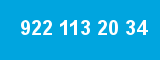 922 113 20 34 922 113 20 34